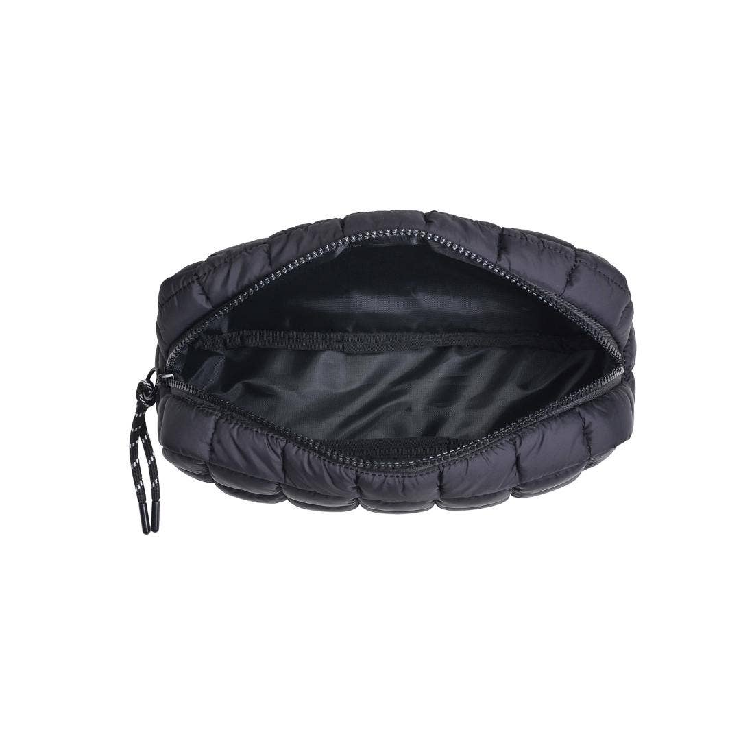 Puffer Cosmetic Travel Pouch: Black