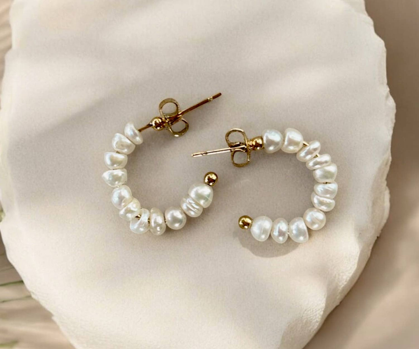 Pearl Hoops