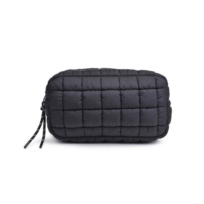 Puffer Cosmetic Travel Pouch: Black